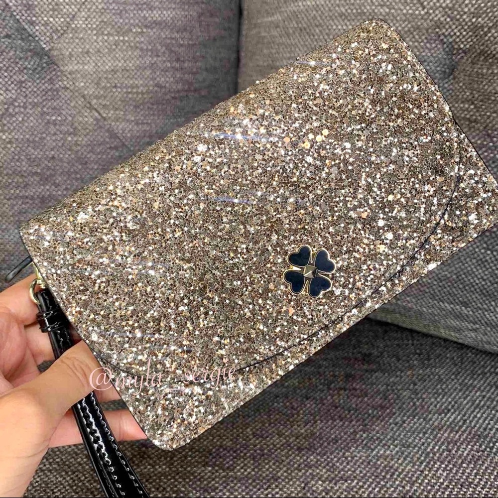 Kate Spade Wristlet Multifunctional Odette Glitter - Picture 3 of 8